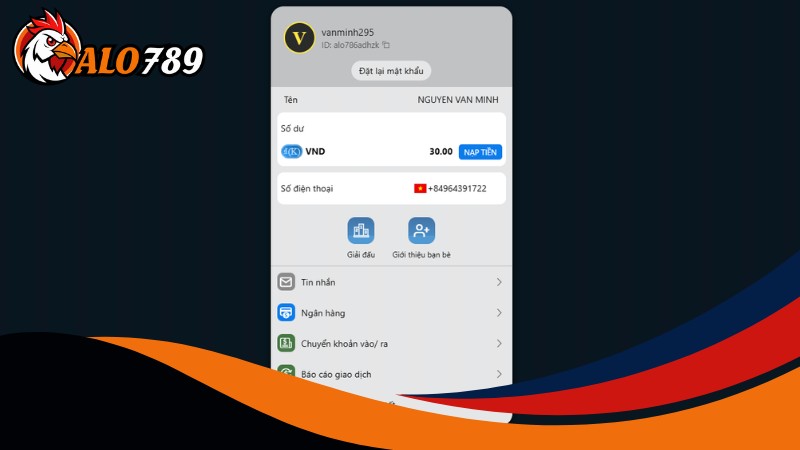 Biện pháp bảo mật tài khoản của Alo789 đảm bảo  sự mượt mà